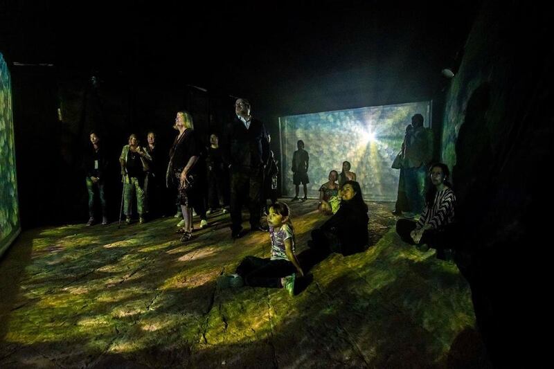 el bosque instalacion galeria el rule