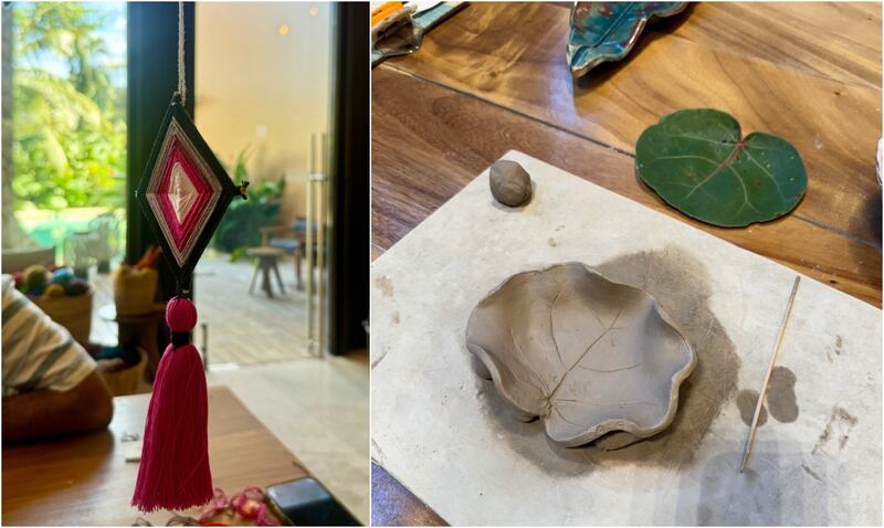 talleres textil y alfareria en hotel xcaret arte