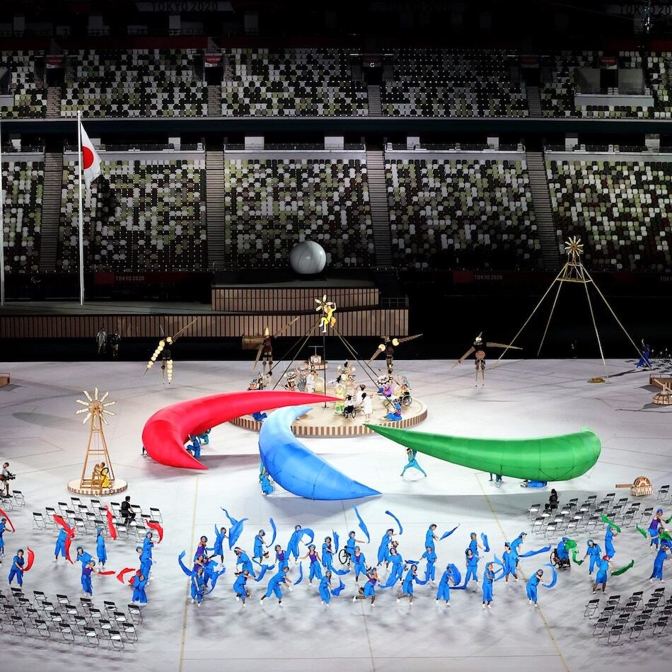 Como en los Juegos Olímpicos, la inauguración de los Juegos Paralímpicos se realizó en el Nuevo Estado Nacional o el Estadio Olímpico de Tokio, Japón.