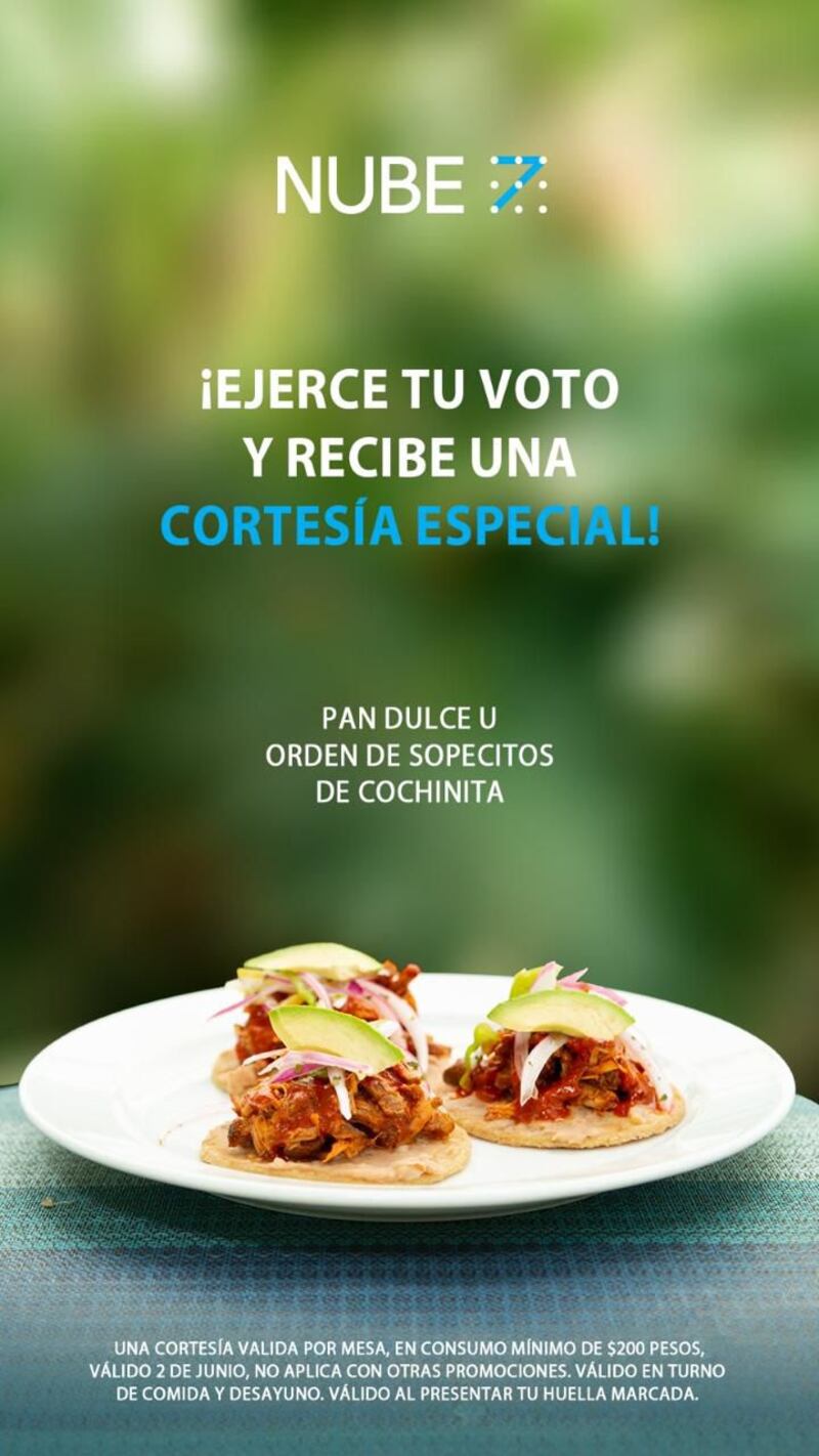 Promociones confirmadas por ir a votar en México 2024