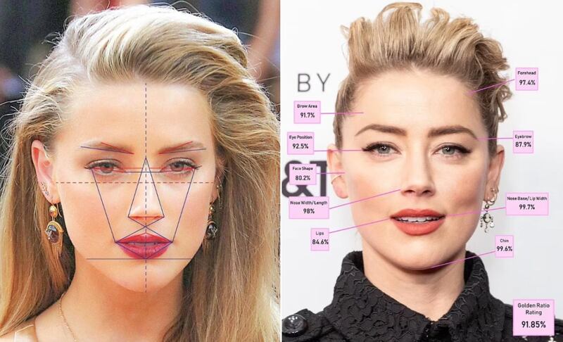 El rostro de Amber Heard