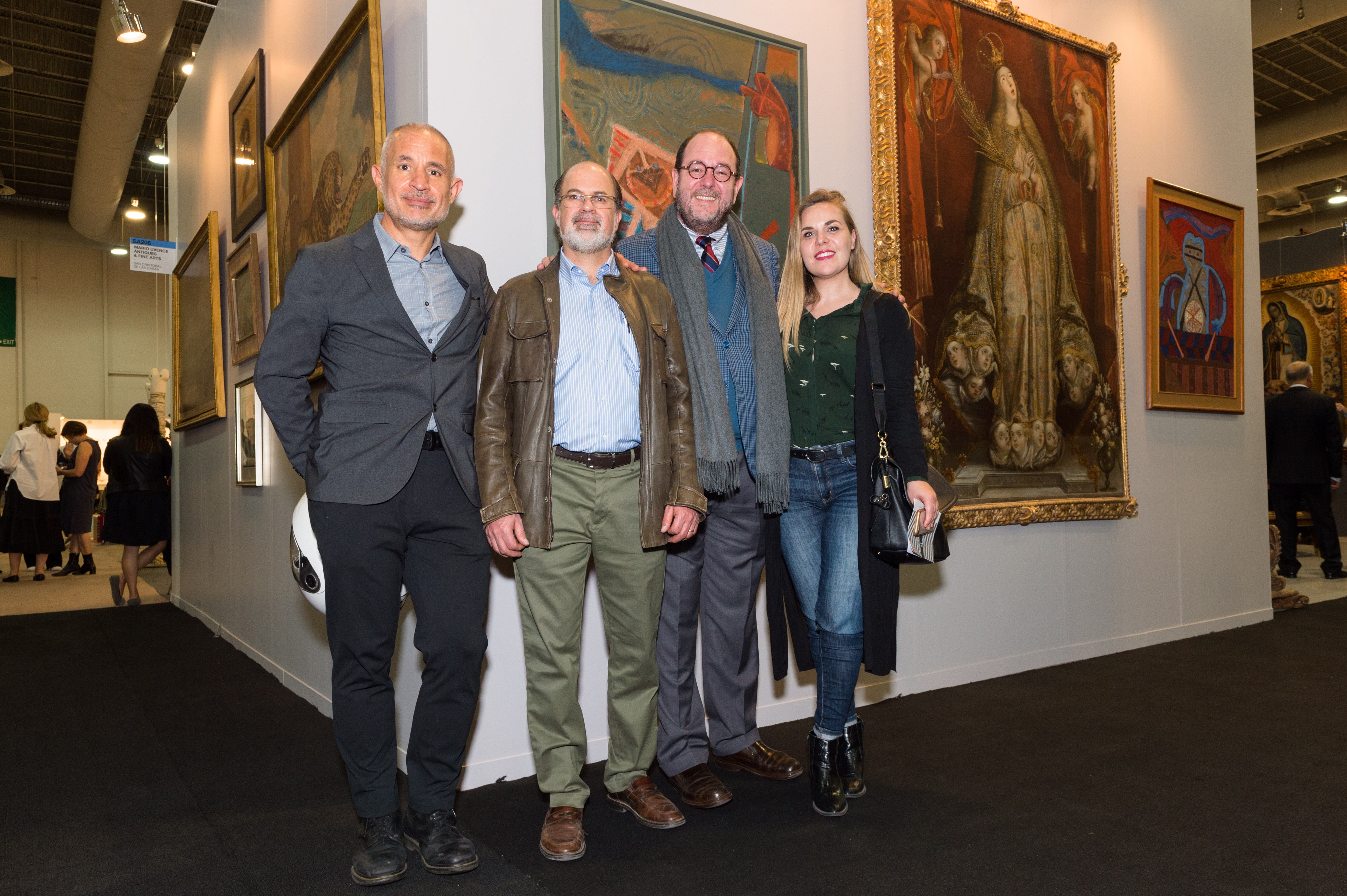 Mauricio Malle, Álvaro Hegewish, Sergio Vela y Liz Navarro
