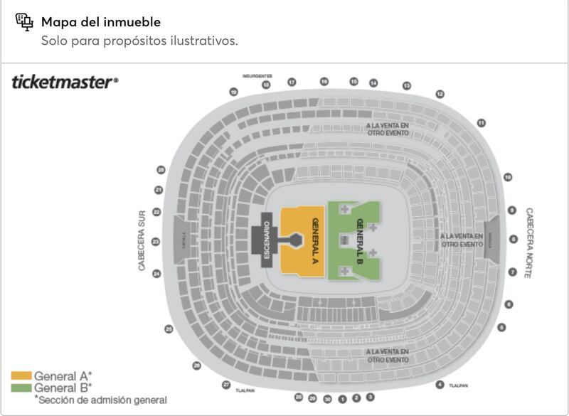 ¿Cuánto cuestan los boletos de RBD en el Estadio Azteca?