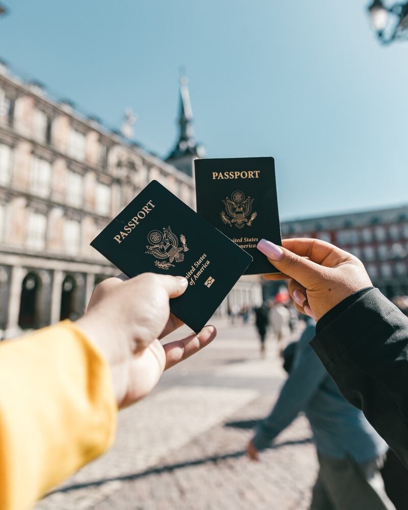 Pasaportes para viajar