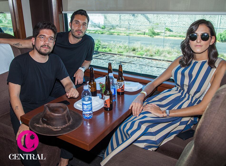 Mauricio Guerrero, Alex Gutiérrez y Adma Kawage