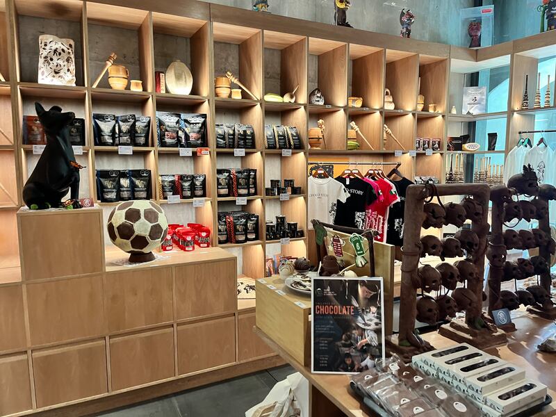 Tienda de regalos, Museo del Chocolate y el cacao