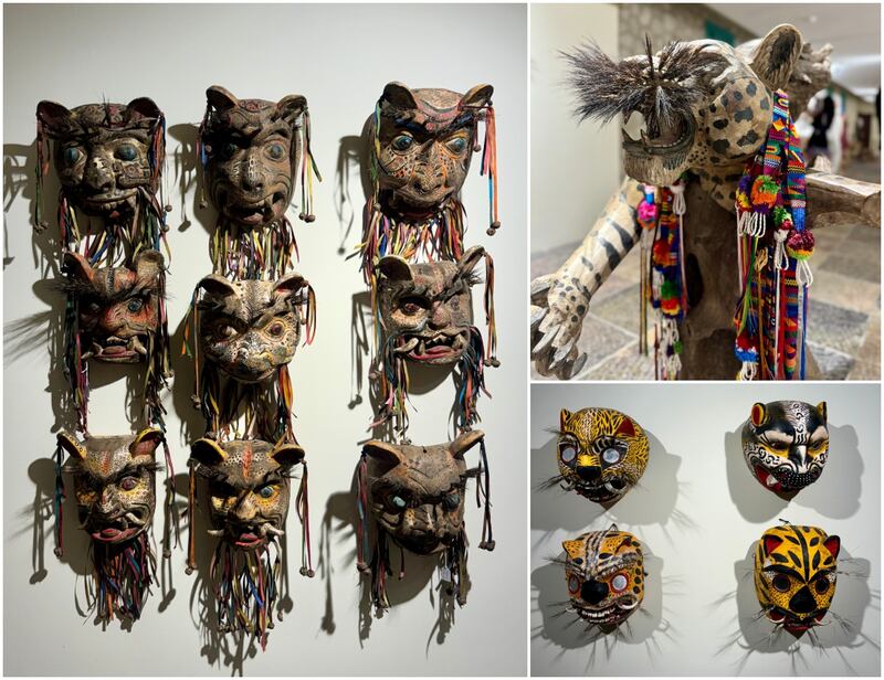 hotel xcaret arte balam exposicion de arte mascaras tecuanes