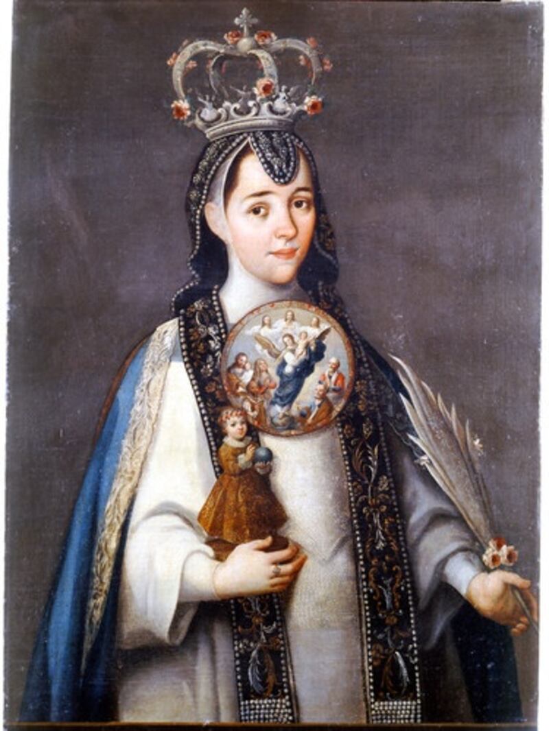 retratos monjas coronadas