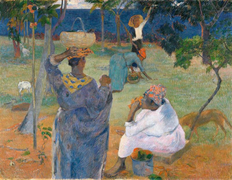 obras de paul gauguin entre los mangos