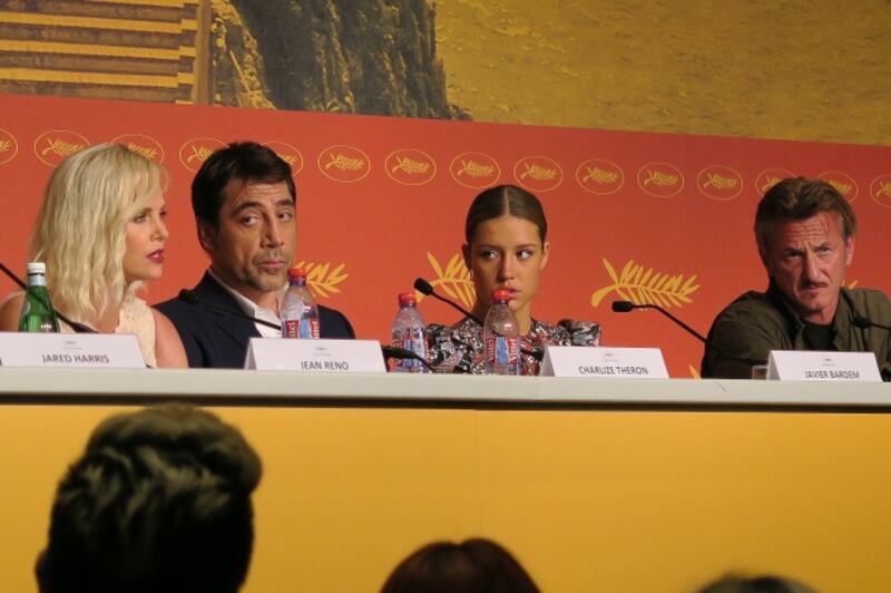 Penn durante la sesión de preguntas en Cannes/ Foto: Notimex