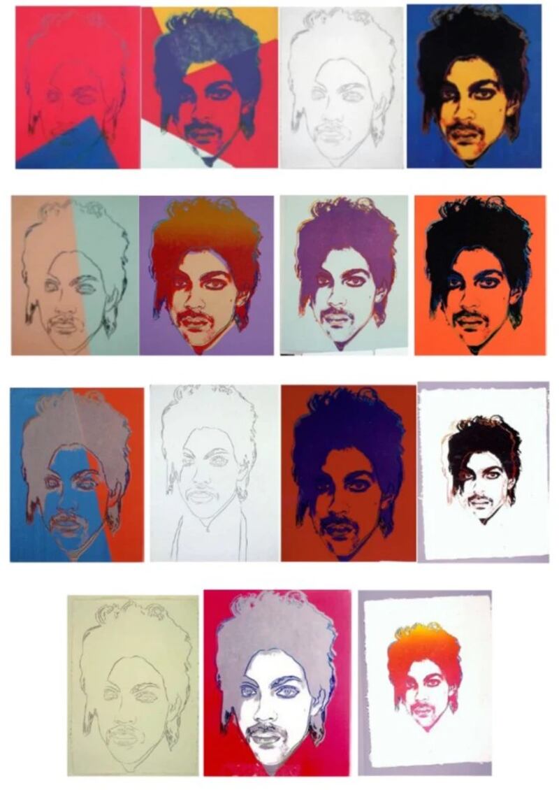 warhol retrato prince
