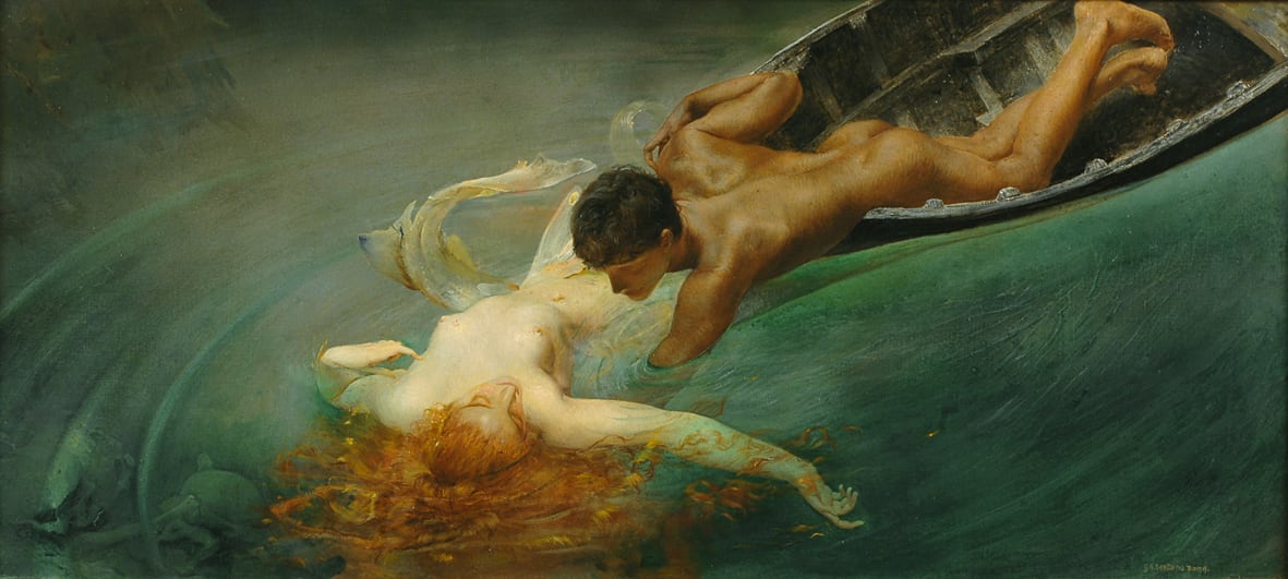 "The Siren", Giulio Aristide Sartorio, 1893