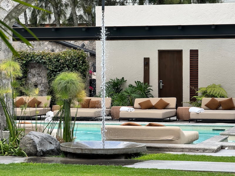 alberca hotel hacienda santo cristo atlixco