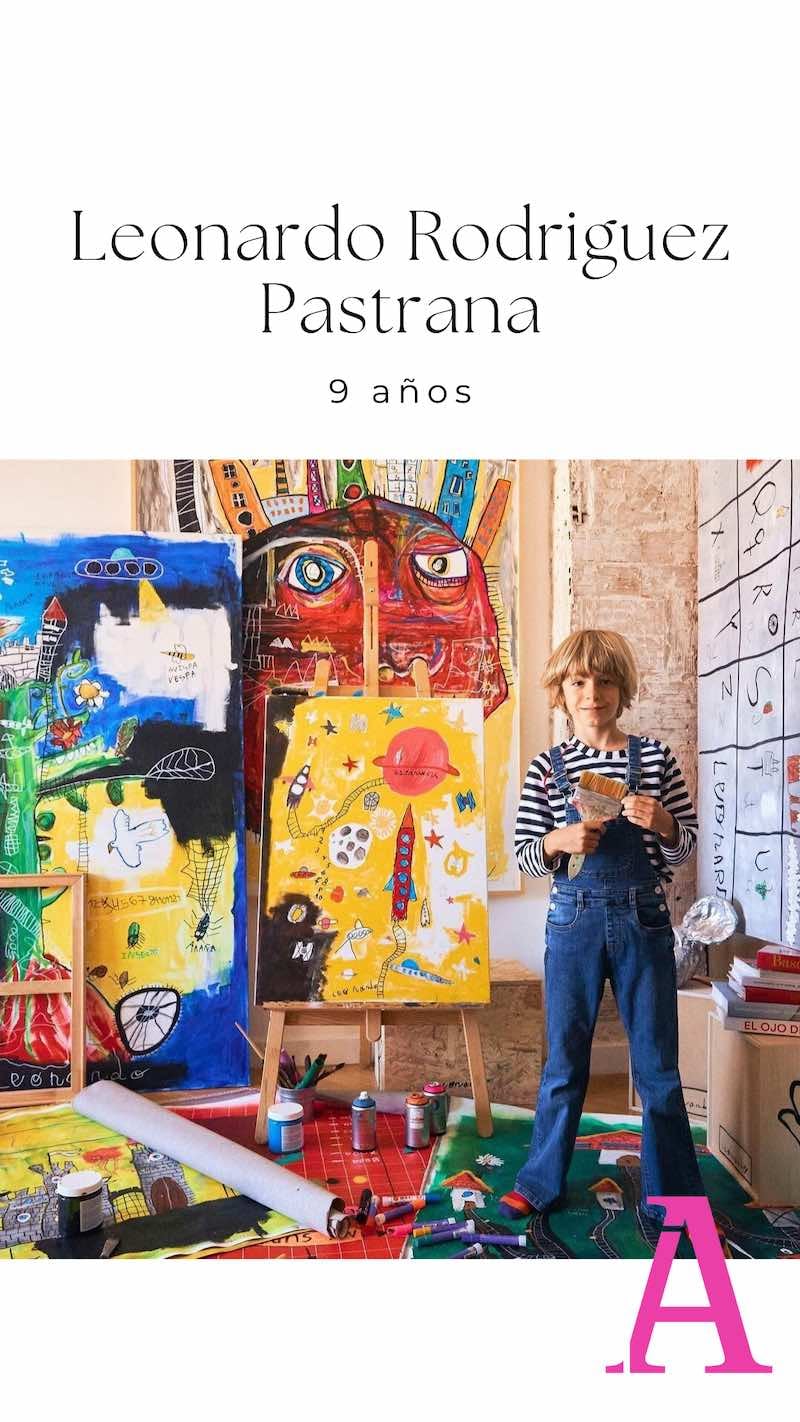 leonardo rodriguez pastrana niño artista
