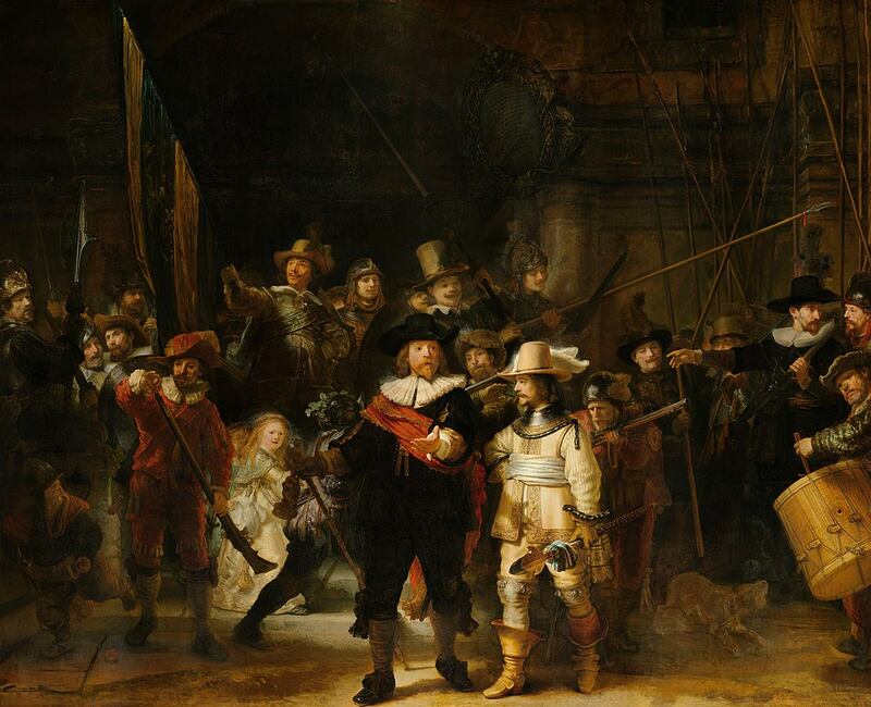 Rembrandt, La ronda de noche, 1639-1642.