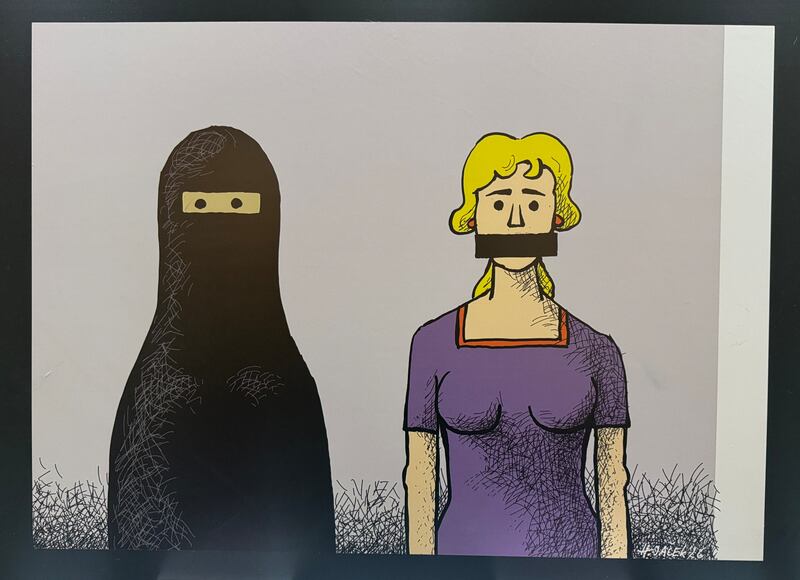 Obras ganadoras del Concurso Internacional de Caricatura