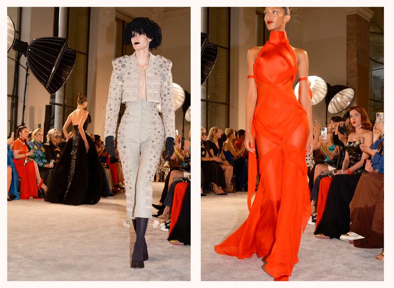 desfile schiaparelli otoño invierno 2025 2026