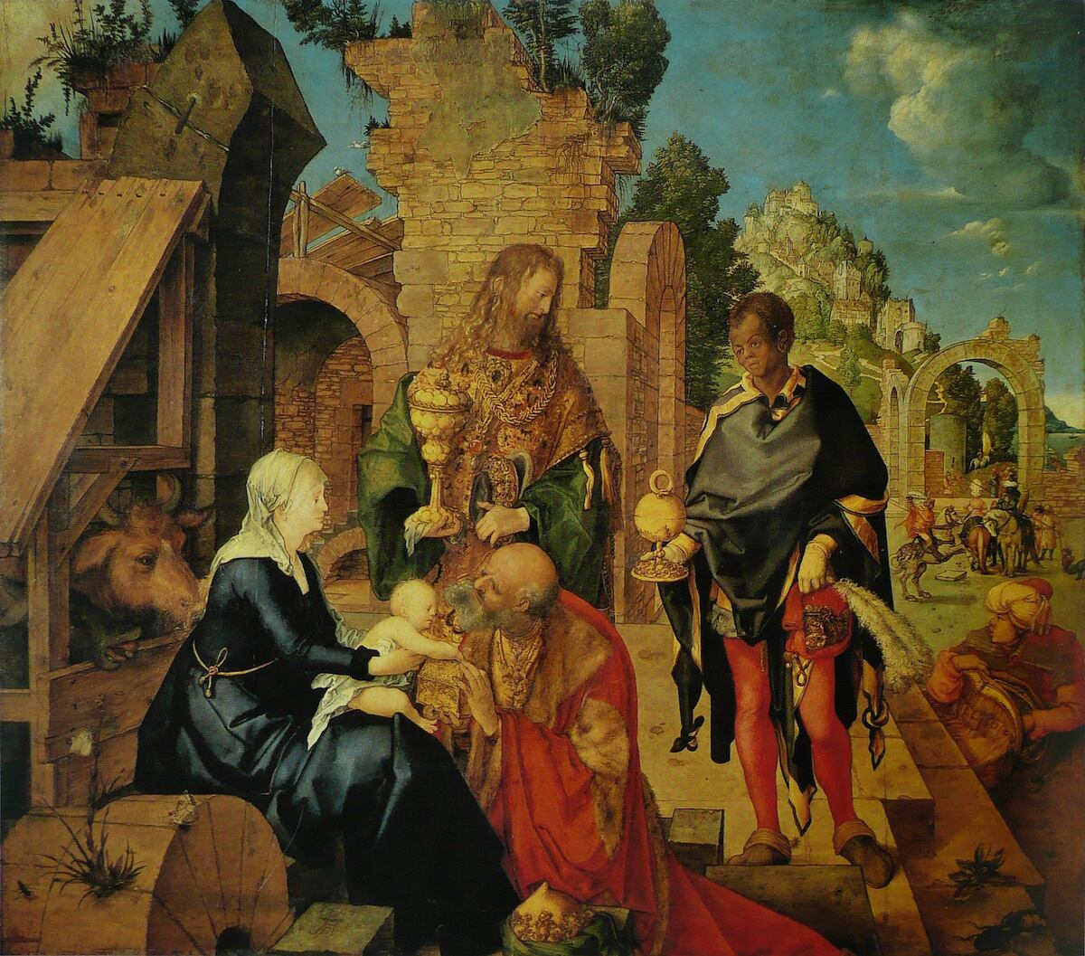 Alberto Durero, Adoración de los Reyes Magos, 1504. 