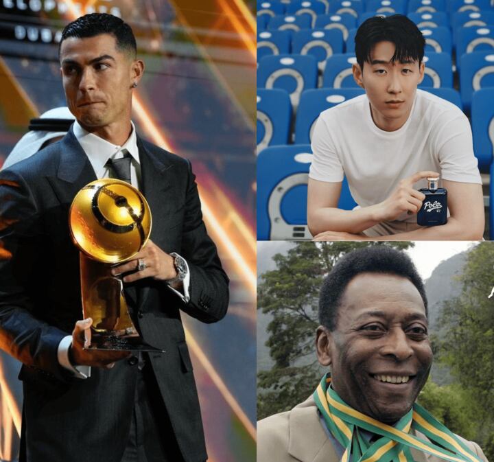 cristiano ronaldo, pele, jugadores coreanos de futbol