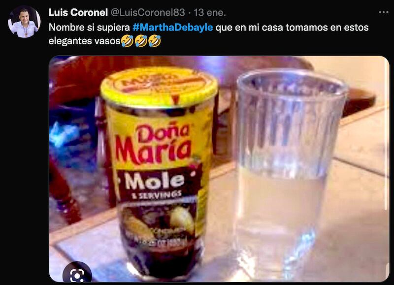 meme martha debayle mole vasos
