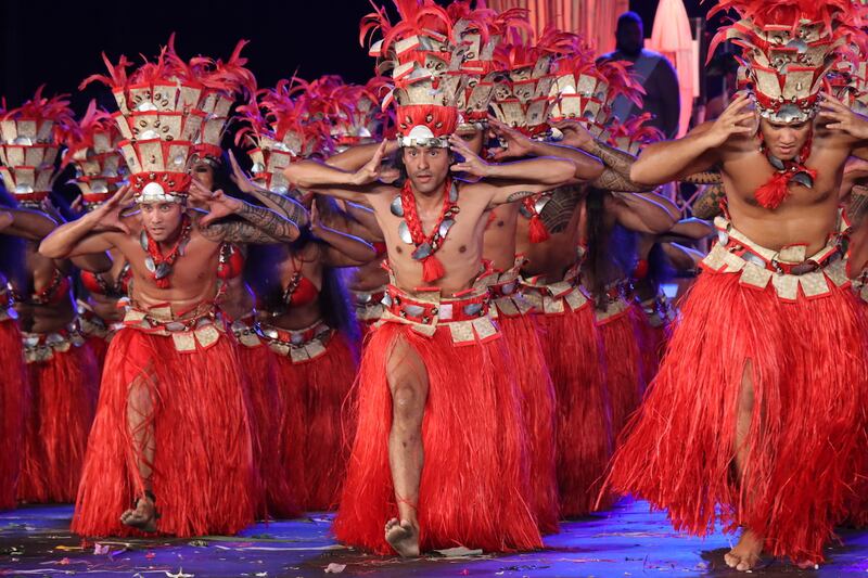 trajes polinesios danza tahiti