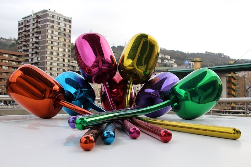 tulipanes jeff koons