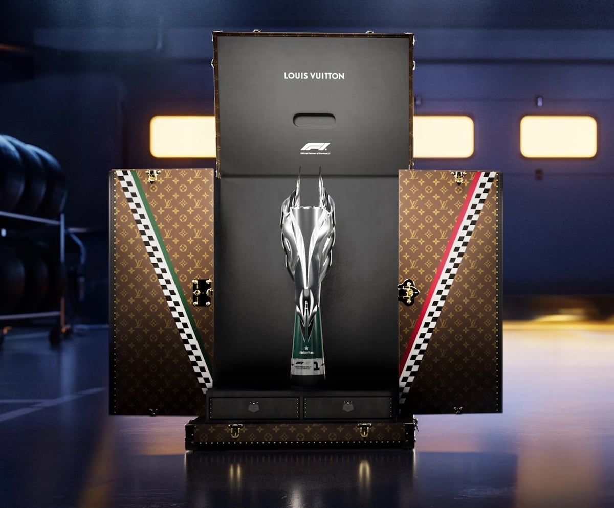 Louis Vuitton x Formula 1: baul del trofeo del GP Mexico
