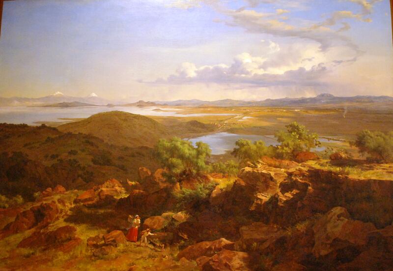 Jose María Velasco, Valle de México desde el Cerro de Santa Isabel, 1875