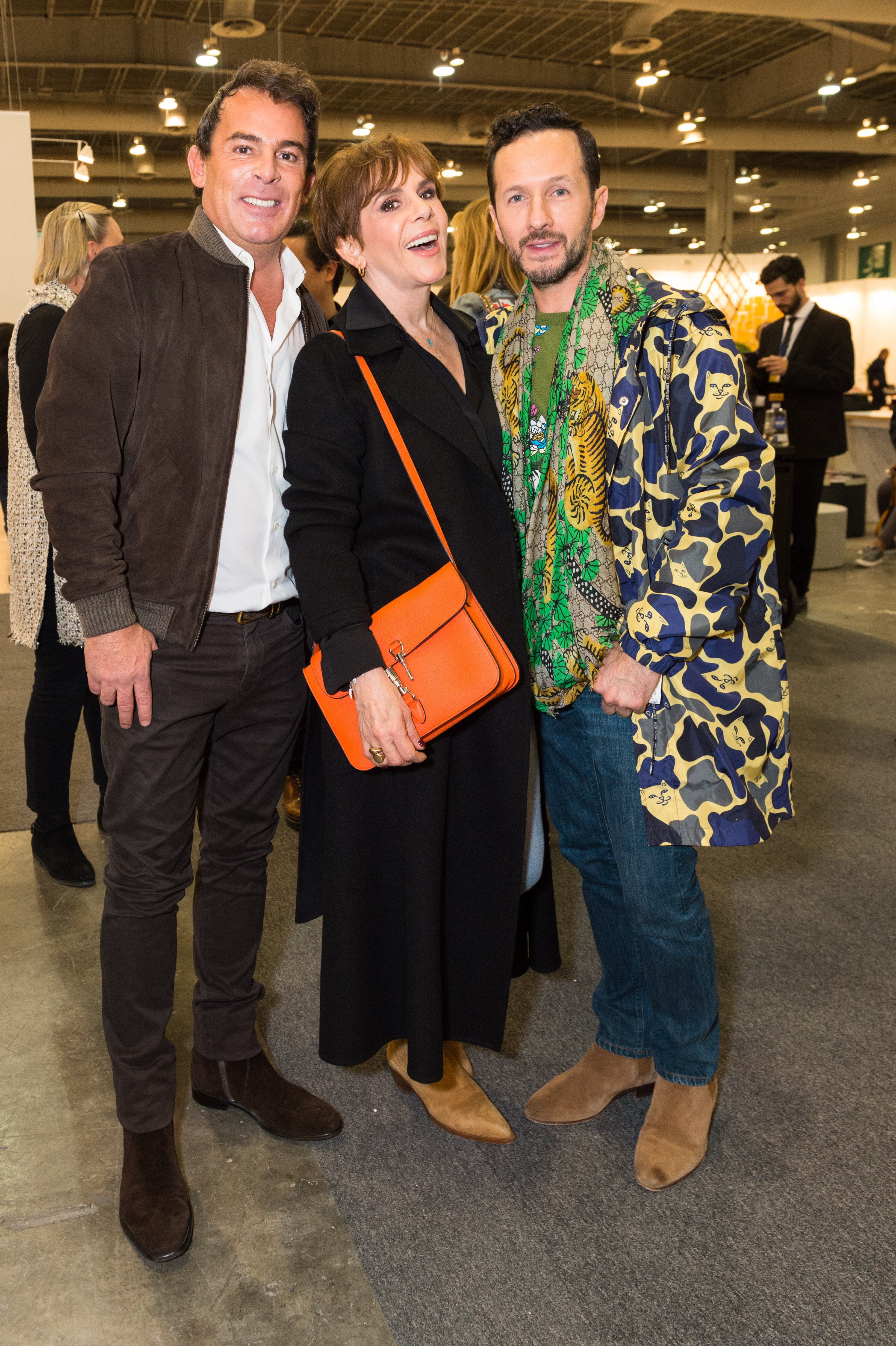 Eugenio López, Rebecca Jones y Oscar Madrazo