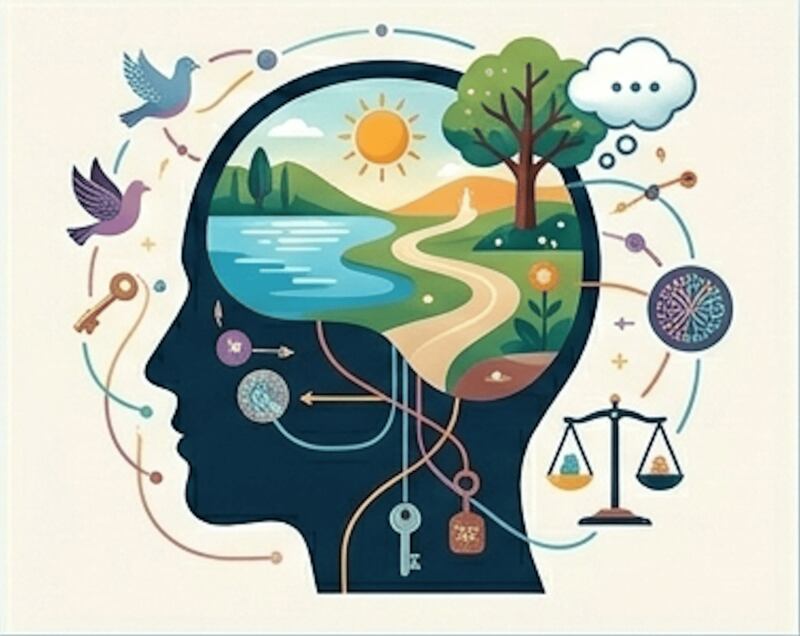 las hormonas y el cerebro ilustración